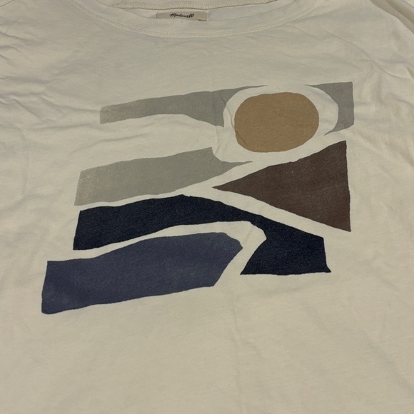 Madewell Coastal Drive Softfade Cotton Oversized Tee SOLD OUT Woman’s Size 1X - Picture 5 of 14